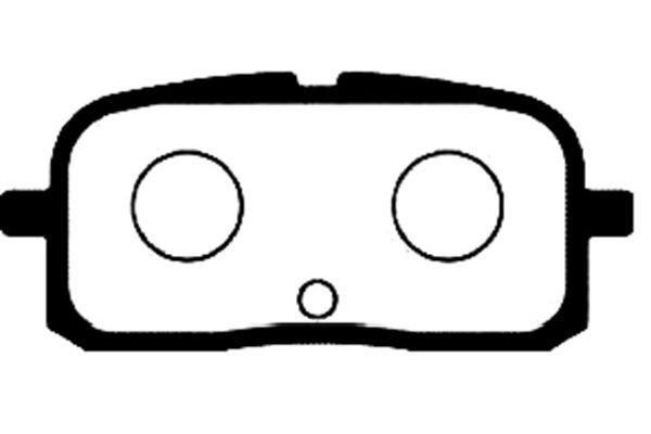 KAVO PARTS stabdžių trinkelių rinkinys, diskinis stabdys BP-9054
